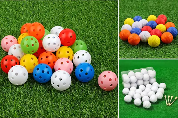 Detailed view of 10 Best Lightweight Golf Balls for Safe Training