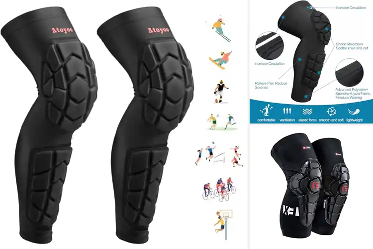 Detailed view of Best Lightweight Knee Guards