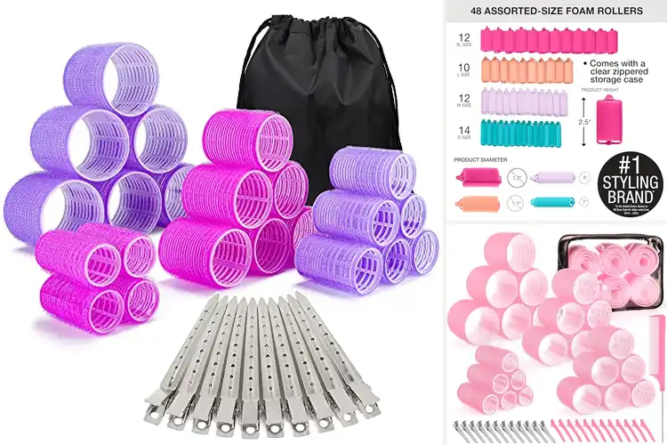 Detailed view of 10 Best Lightweight Rollers for Quick, Heat-Free Curls