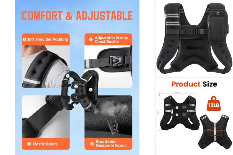 Detailed view of Best Lightweight Weight Vest