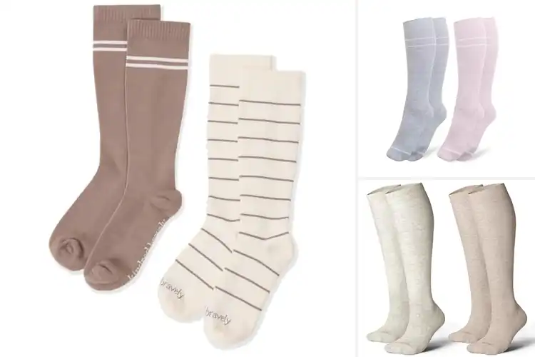 Detailed view of Best Maternity Compression Socks
