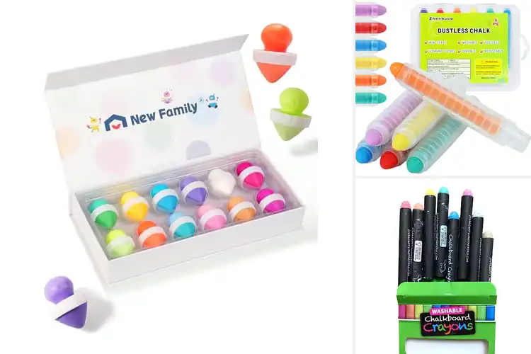 Detailed view of 10 Best Mess-Free Chalks for Clean Creative Fun