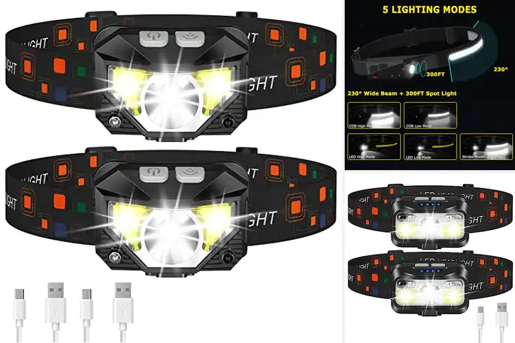 Detailed view of 10 Best Motion Sensor Headlamps for Effortless Night Exploration