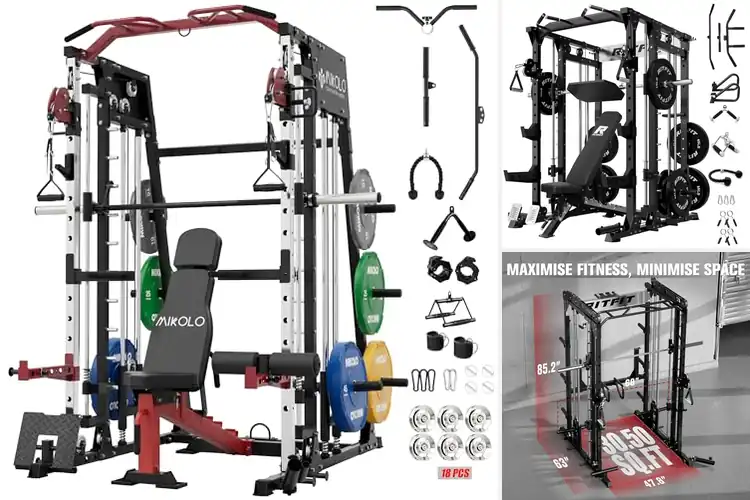 Detailed view of 10 Best Multifunctional Smith Machines for Home Gains