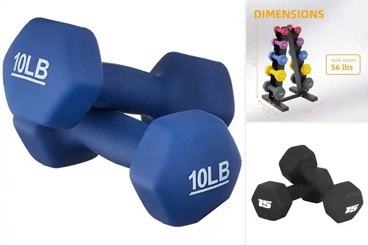 Detailed view of 10 Best Neoprene Dumbbells for a Safe & Effective Workout