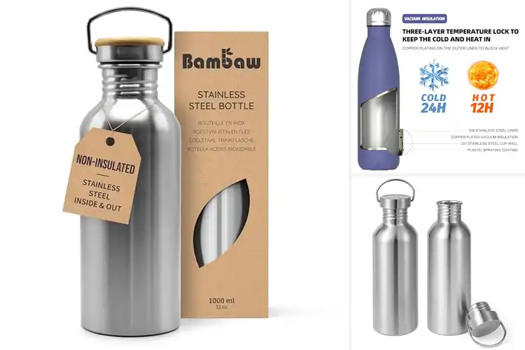 Detailed view of 10 Best Non-BPA Stainless Steel Water Bottles: Hydrate Safely