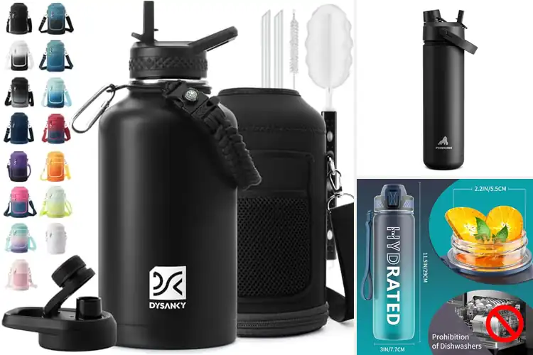 Detailed view of 10 Best Outdoor Water Bottles: Stay Cool Longer