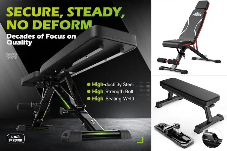 Detailed view of Top 10 Portable Fitness Benches for On-the-Go Workouts