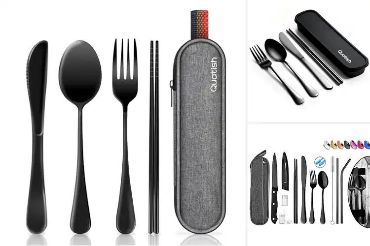 Detailed view of 10 Best Portable Travel Cutlery Set: Easy Adventure Eats