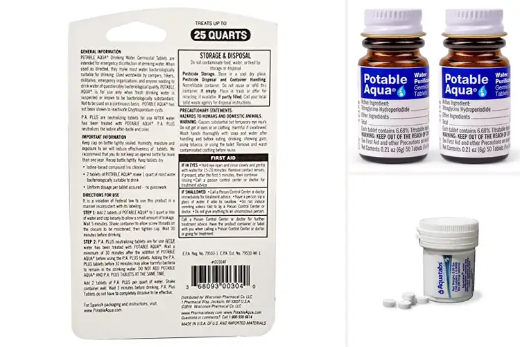 Detailed view of Best Portable Water Purification Tablets