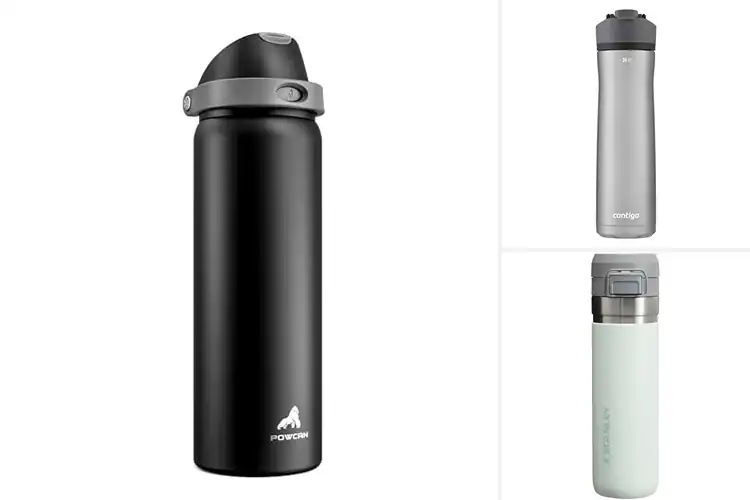 Detailed view of 10 Best Push-Button Lid Bottles: Easy, Leakproof
