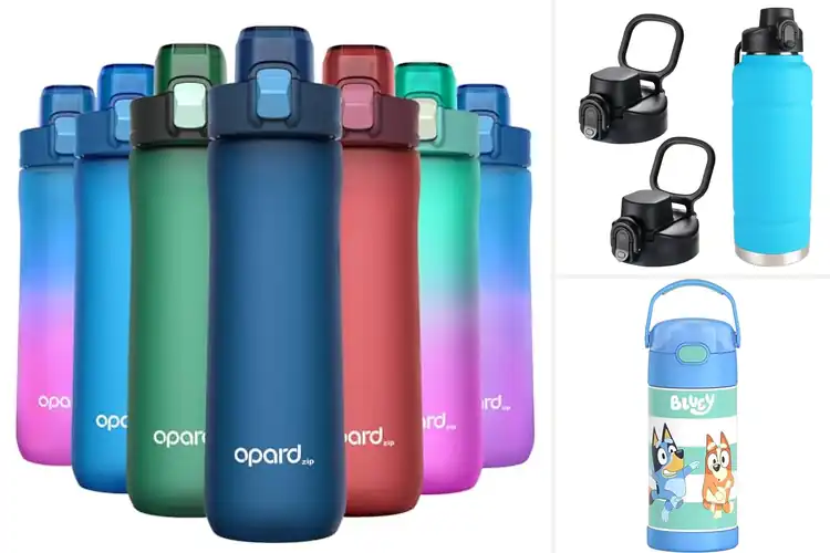 Detailed view of Best Push Button Lid With Lock For Kids Bottle