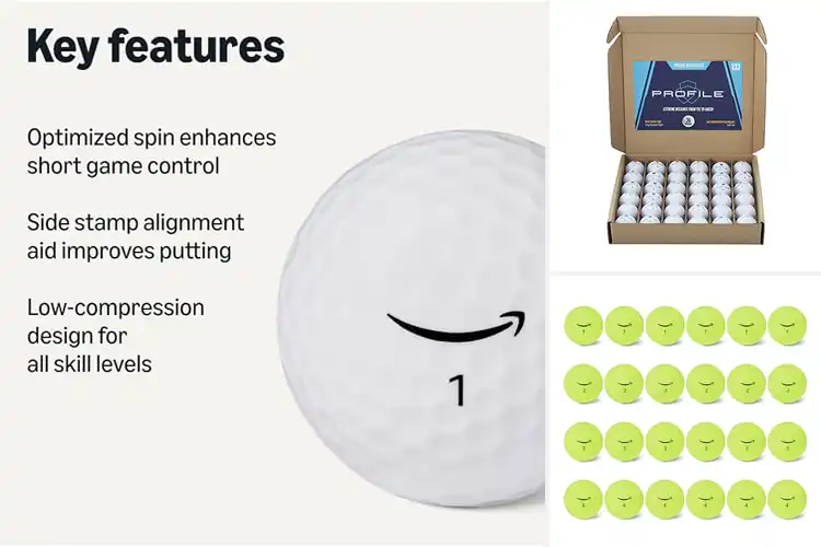 Detailed view of 10 Best Recreational Golf Balls: Softer Swings, Longer Drives