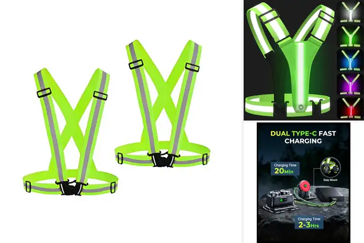 Detailed view of Best Reflective Running Vest