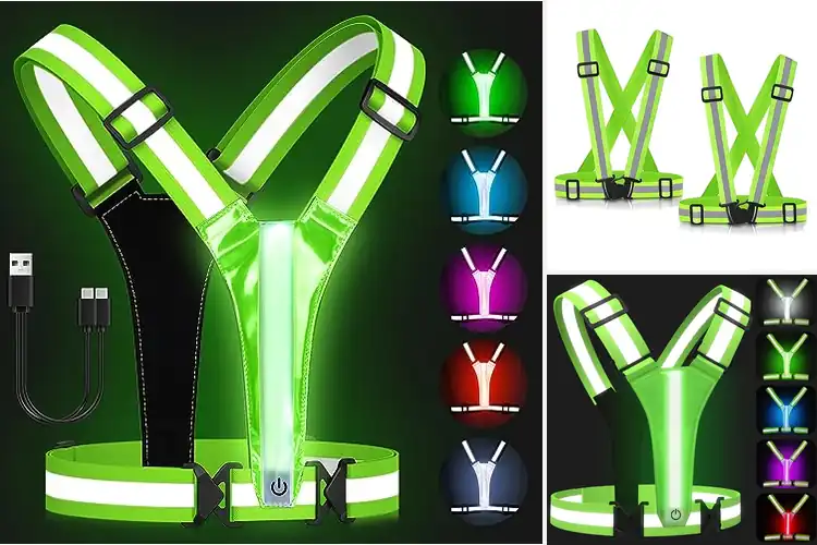 Detailed view of 10 Best Reflective Running Vests: Run Safe