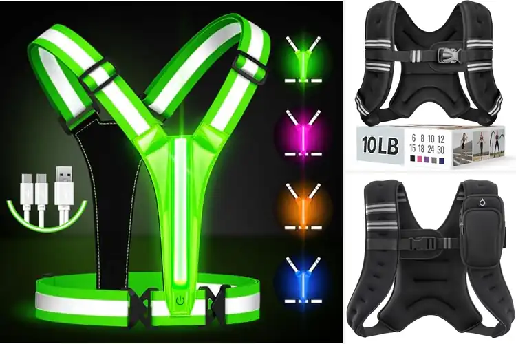 Detailed view of Best Reflective Weighted Vest For Night Running