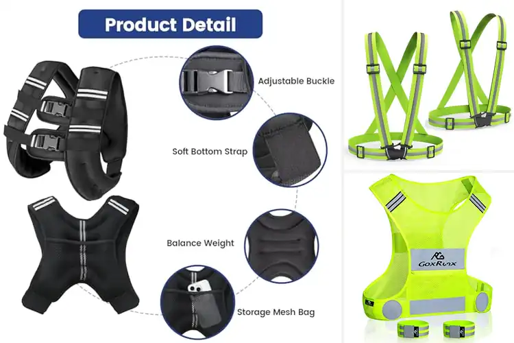 Detailed view of 10 Best Reflective Weighted Vests for Visibility