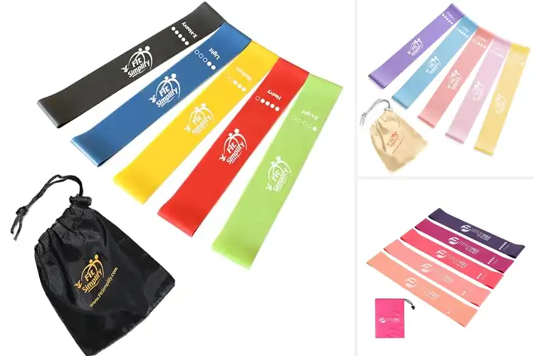 Detailed view of Best Resistance Bands with Carry Bag