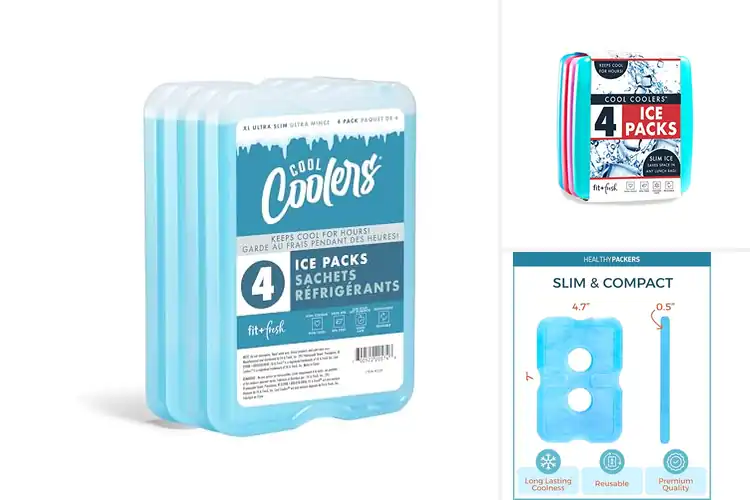 Detailed view of 10 Best Reusable Food Ice Packs: Quick Freeze & Mess-Free