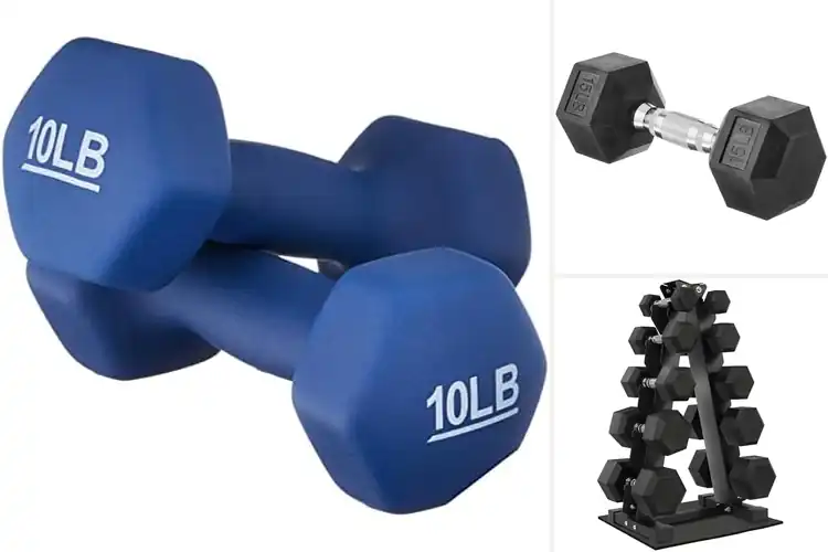 Detailed view of 10 Best Rubber Dumbbells for Safe & Stylish Workouts
