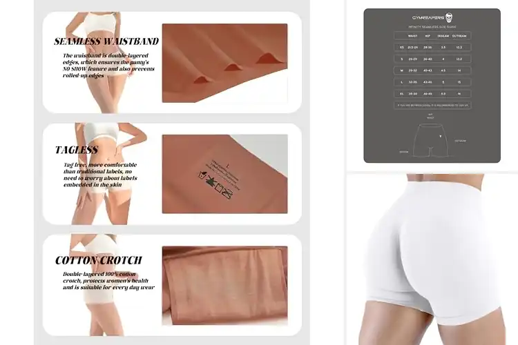 Detailed view of 10 Best Seamless Shorts for All-Day Comfort & Style