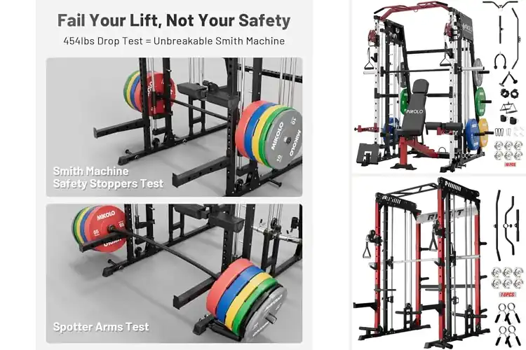 Detailed view of Top 10 Smith Machines for Your Home Gym Workout