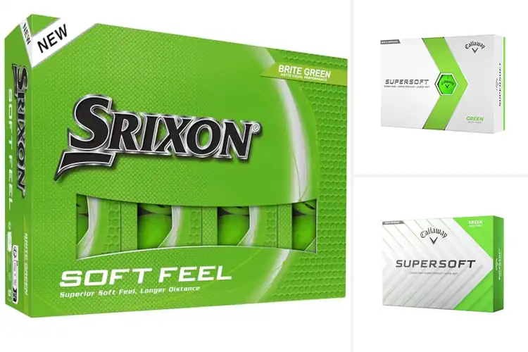 Detailed view of Best Soft Feel Around Green Golf Ball