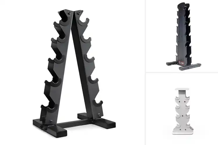 Detailed view of 10 Best Space-Saving Dumbbell Racks to Maximize Your Gym Space