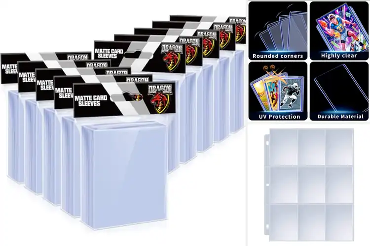 Detailed view of 10 Best Sports Card Sleeves for Dust-Free Protection