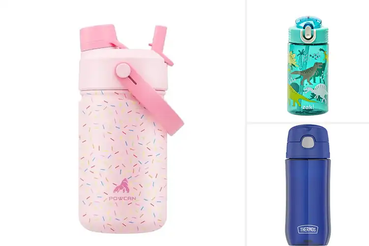 Detailed view of 10 Best Straw Spout Kids Water Bottles: Stay Hydrated