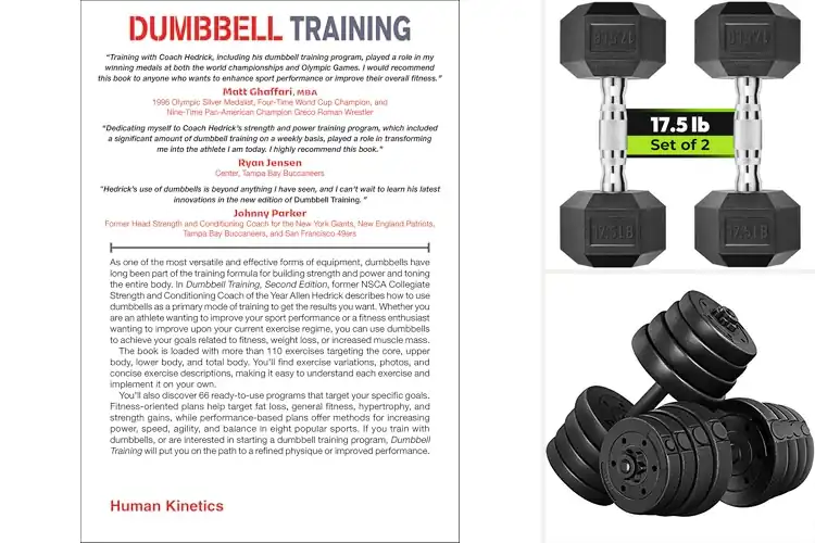 Detailed view of 10 Best Strength Training Dumbbells for Building Muscle