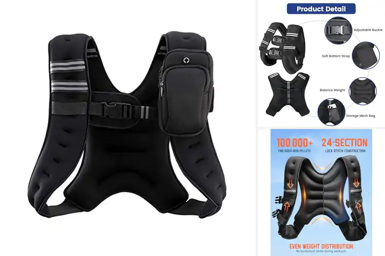 Detailed view of 10 Best Strength Weighted Vests: Boost Your Workout Now