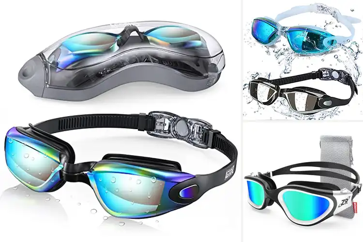 Detailed view of Best Sun Protection Swim Goggles