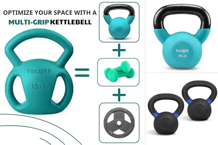Detailed view of Best Textured Handle Kettlebells