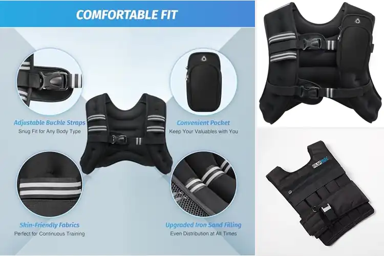 Detailed view of 10 Best Training Weighted Vests: Get Stronger Now