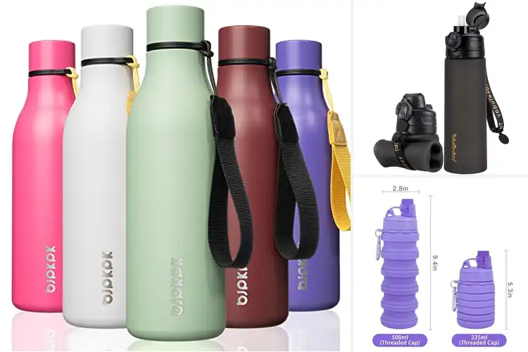 Detailed view of 10 Best Travel Friendly Water Bottles That Stay Cold