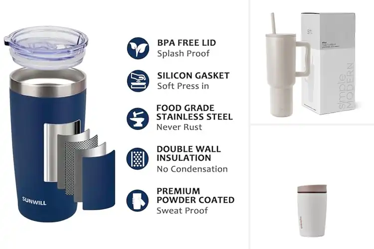 Detailed view of 10 Best Travel Tumblers: Keep Drinks Hot & Cold Anywhere