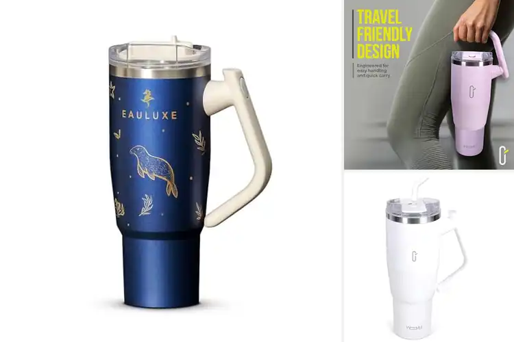 Detailed view of Best Tumbler With Rotating Handle