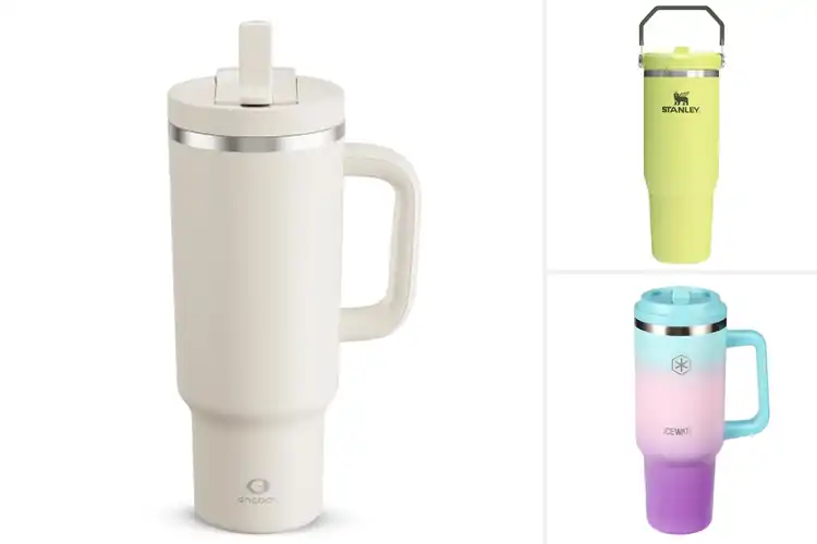 Detailed view of Best Tumblers With Flip Straws for Durability & Style