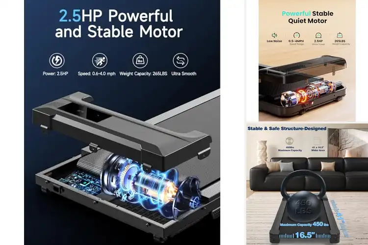 Detailed view of Best Under Desk Treadmills