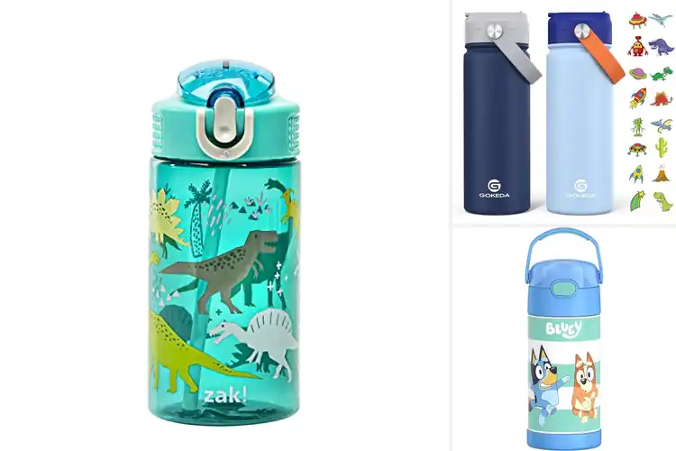 Detailed view of 10 Best Water Bottles with Straw for Kids: Fun & Easy Picks