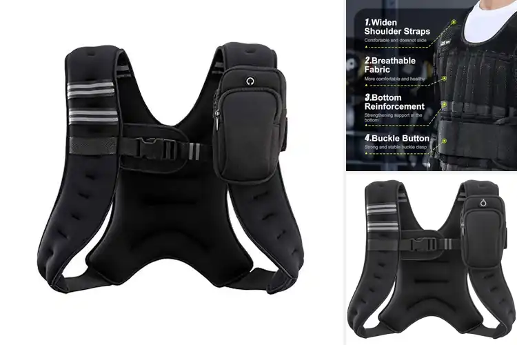 Detailed view of 10 Best Weight Vest For Fitness Gains: Top Vests for Gains