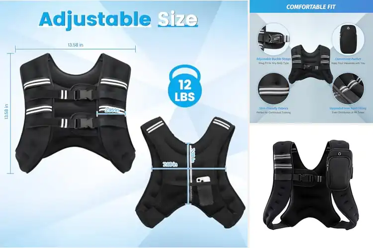 Detailed view of 10 Best Weight Vests for Muscle Development: Boost Gains