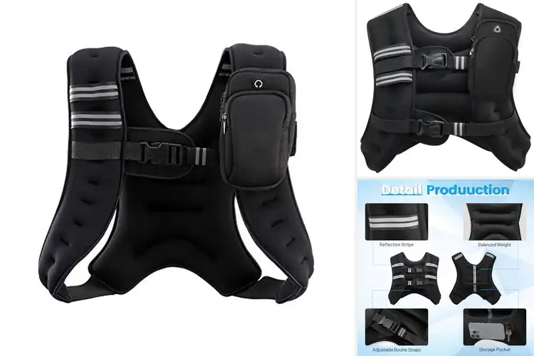 Detailed view of 10 Best Weighted Vests for Muscle Building: Build Strength Fast