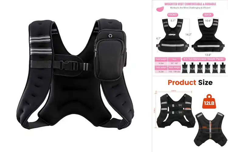 Detailed view of 10 Best Weighted Vests For Women: Honest Reviews & Tips