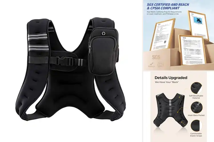 Detailed view of 10 Best Weighted Vests for Workout: Build Strength Fast