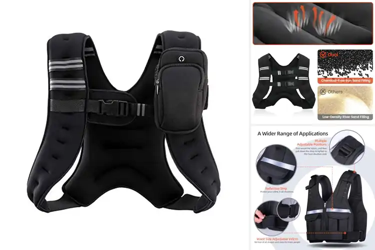 Detailed view of 10 Best Weighted Vests to Boost Strength & Endurance Fast