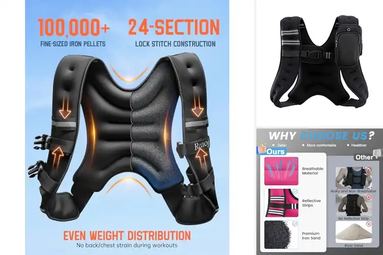 Detailed view of 10 Best Weightloss Vests: Burn Calories Effortlessly