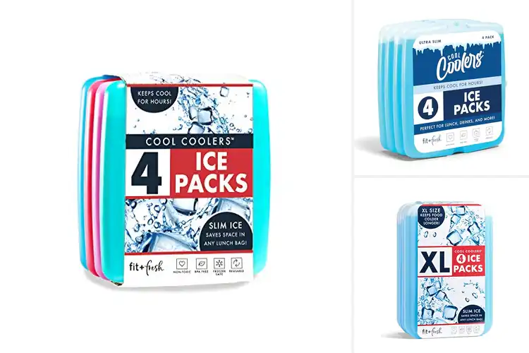 Detailed view of Best Work Ice Packs: Keep Meals Fresh & Drinks Cold All Day