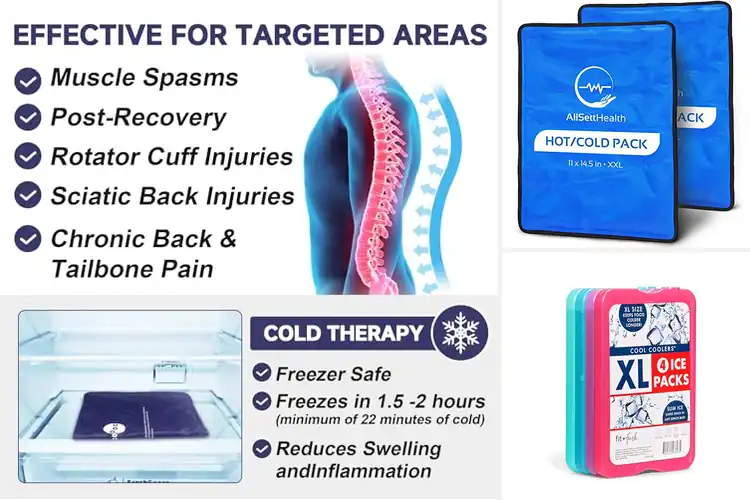 Detailed view of Best XL Ice Pack: Chill Pain Fast, Leak‑Free & Long‑Lasting